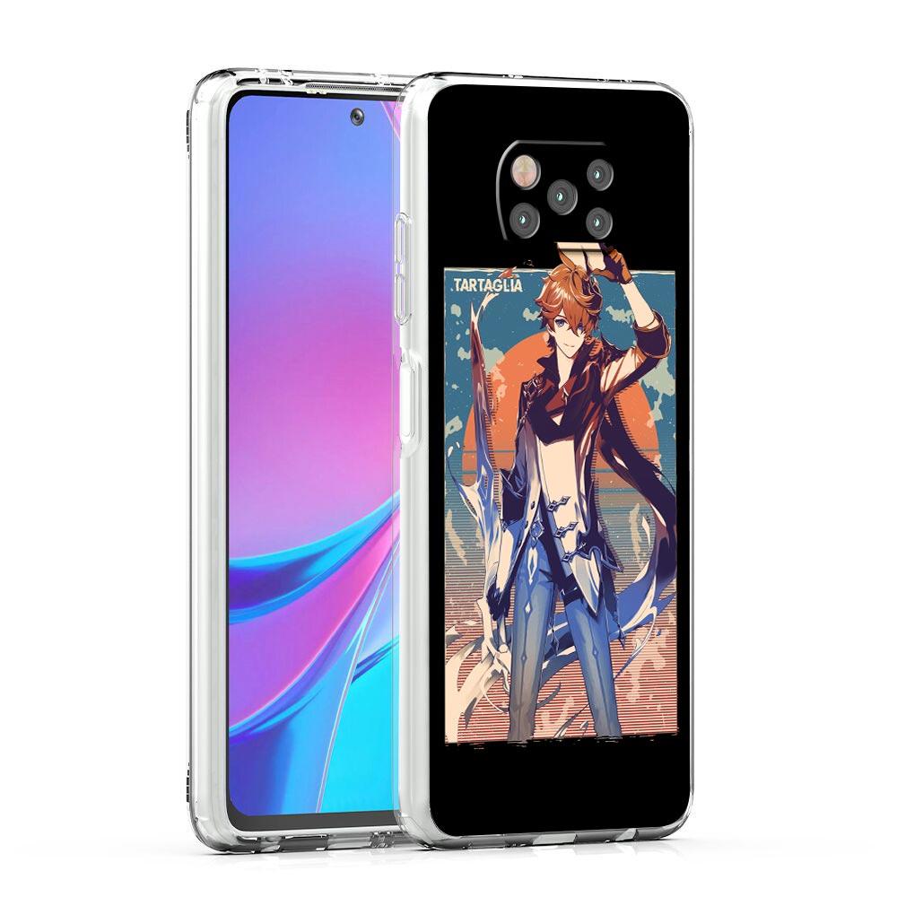 Чехол для телефона Genshin Impact для Xiaomi Poco X3 NFC F3 M3 X4 M4 Pro 5G Mi 11 Lite Ultra 11T 11X 12 12T Pro 11i силиконовый прозрачный чехол