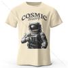 Мужская футболка с принтом Cosmic Brewery, 100% хлопок, свободные футболки с уличной графикой для мужчин и женщин, летние топы