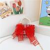 Elegant Pearl Red Childrens Handbag For Girls Featuring Breathable And Wearresistant Material