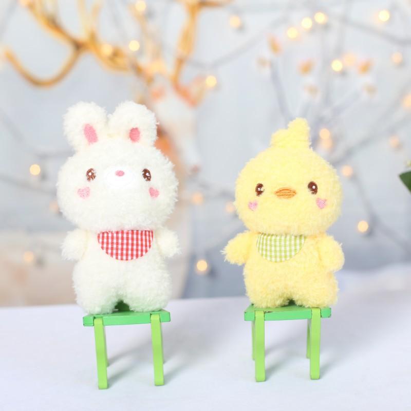 Милый шарф маленькие животные плюшевая игрушка кукла кулон кукла сумка брелок подвесное украшение