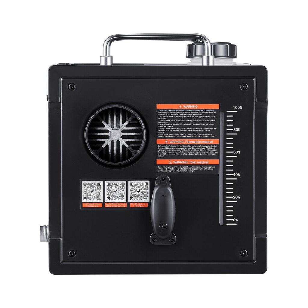 Diesel Heater, 8KW, DC 12V/24V, All in One Portable Diesel Air Heater with Bluetooth APP Control, Remote Control and LCD Screen, 7 L Fuel Tank for