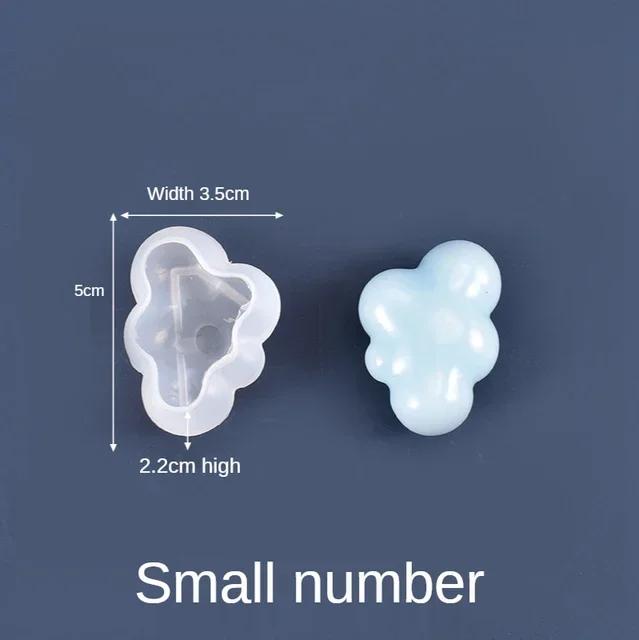 Новая 1 шт. квадратная форма для свечи-куба, соевый воск, эфирное масло, ароматерапевтическая свеча, сделай сам, материал для свечи в форме облака, воск, 3D силиконовая форма