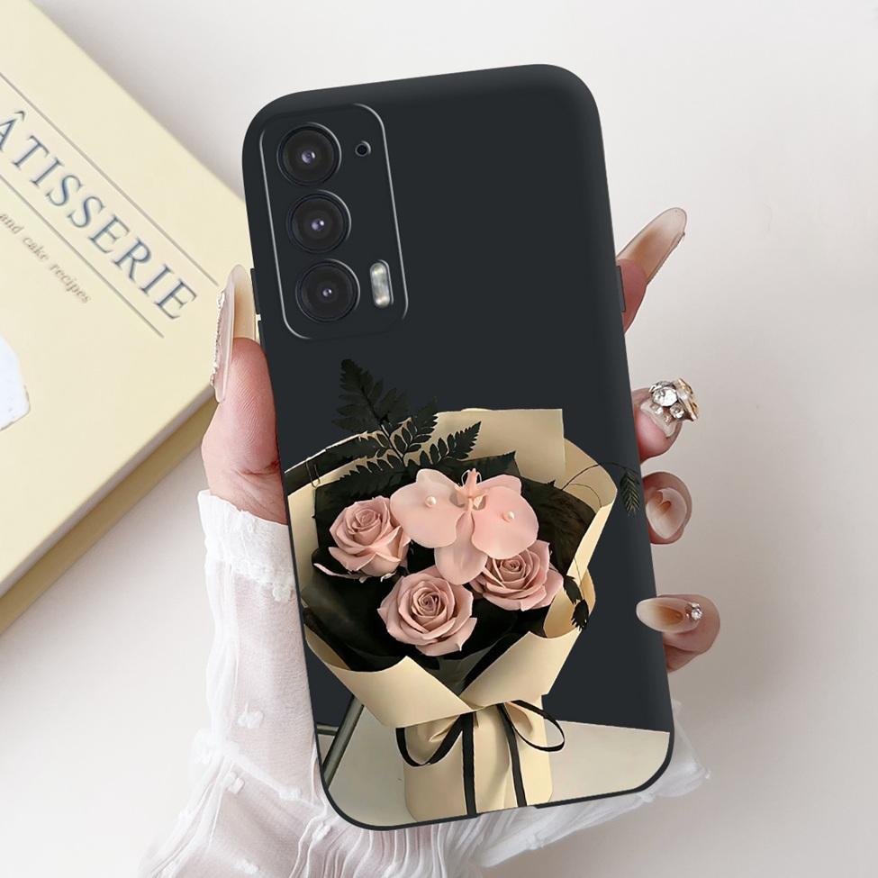 Для телефона Edge 20 20Pro 20Lite Чехол Для Motorola Edge 20 Pro Чехол Силиконовый Роскошный Модный Любовь Милый Кот Девушка Забавный Крутой Расписной