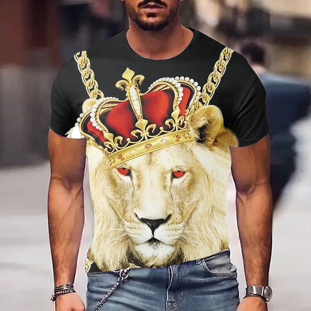 Мужская футболка с коротким рукавом и принтом в виде цветных полос 3D, повседневная спортивная футболка с круглым вырезом