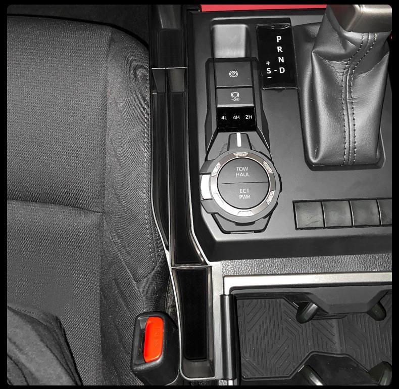 Боковые отделения для хранения и подстаканники для 2025 Toyota Tacoma/4Runner, рычаг переключения передач