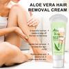 Набор для удаления волос с алоэ, удаление волос на лице для женщин, депиляция для удаления волос на теле, бальзам для удаления волос на лице, руках, ногах и зоне бикини 120 мл