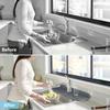 Adjustable Faucet Splash Guard Mat Silicone Drying Mat New Sink Draining Pad