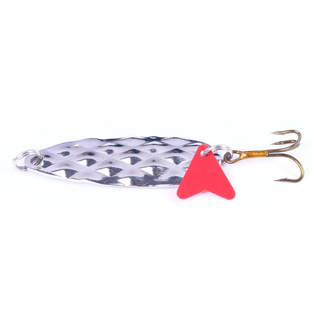 Metallic sequin lure with pineapple pattern4.5cm9g6Small hook specifically designed for catching smallmouth bass, suitable for b