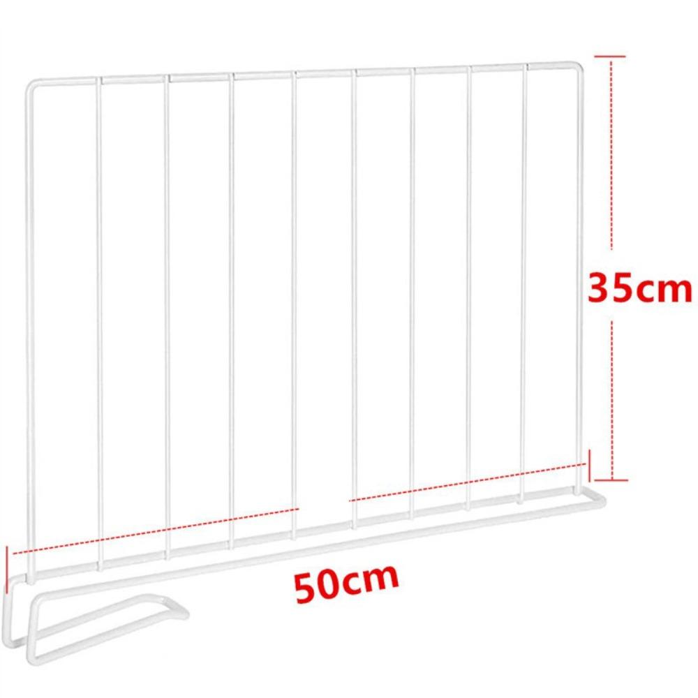 Metal Closet Divider White Closet Separator Space Saving Wardrobe Divider  For Clothes
