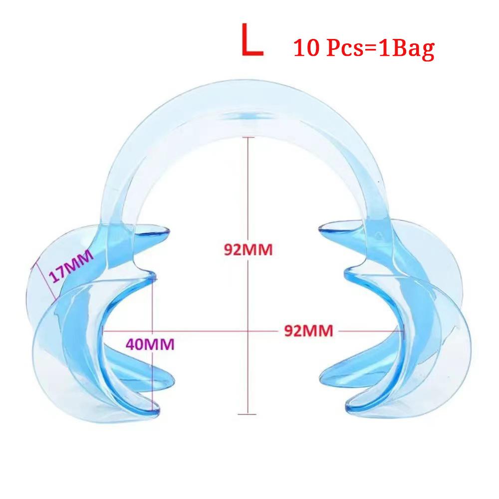 10 шт. стоматологический открыватель рта C-образной формы, автоклавируемый, устойчивый к дезинфекции, одноразовый внутриротовой открыватель для щек и губ, инструмент стоматолога