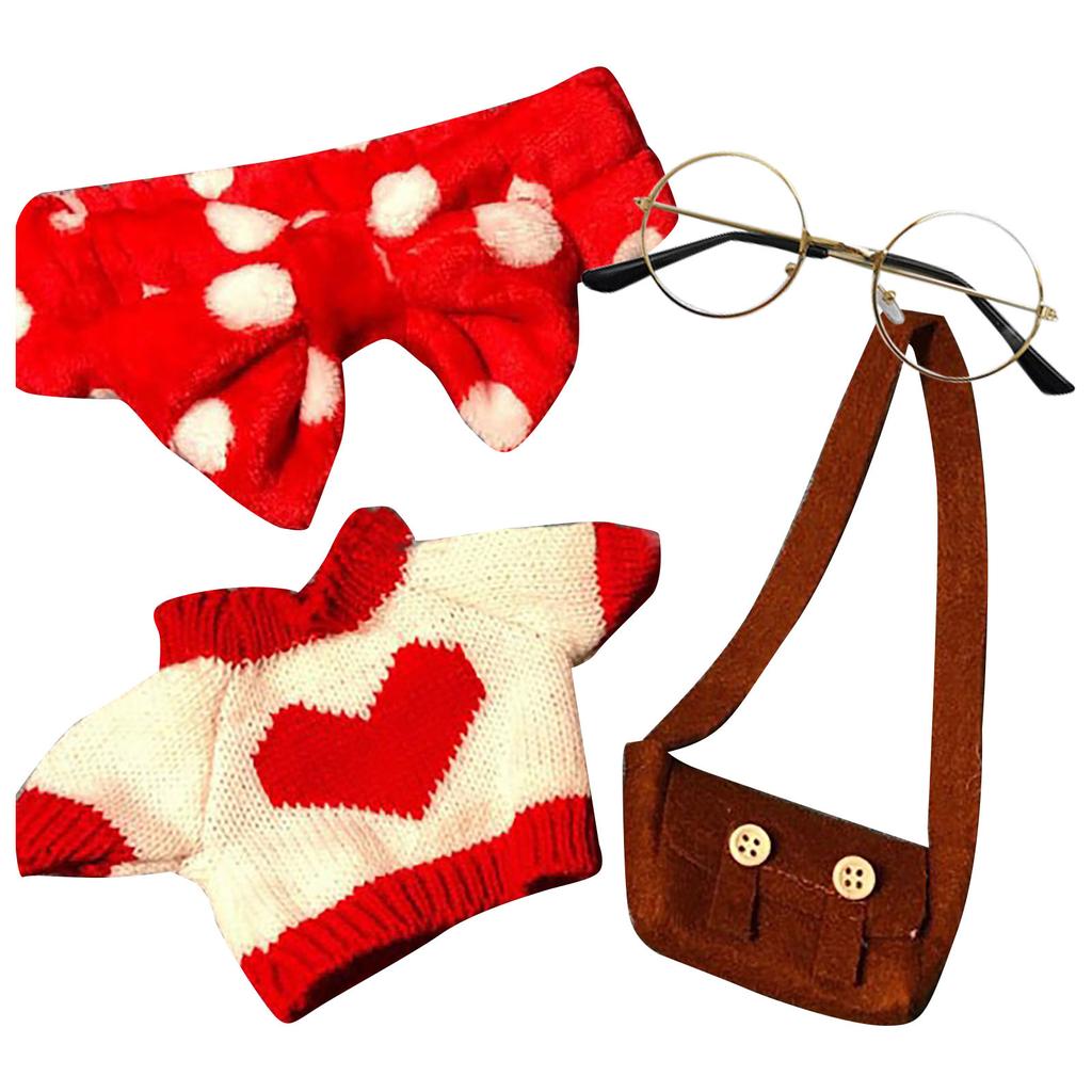 Аксессуары для кукол 30 см, плюшевая кукольная одежда, кукольная одежда, съемная одежда для плюшевых игрушек