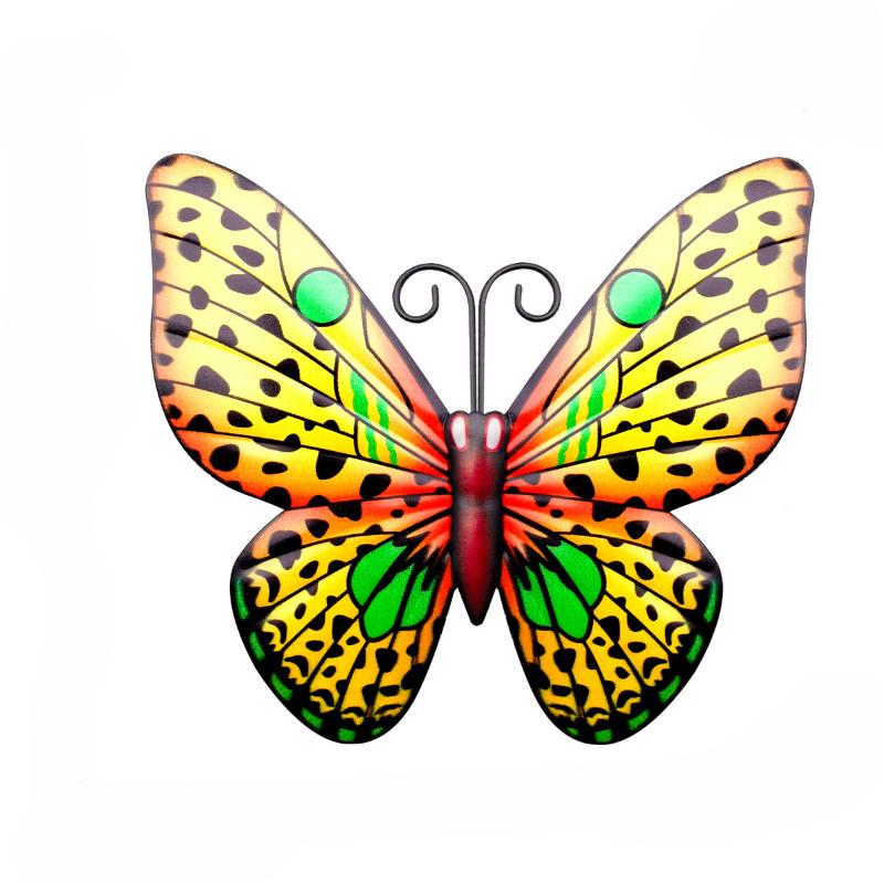Metal Butterfly Wall Decor Outdoor Fence Wall Art Decoration,hanging Garden Patio Living Room Bedroom Terrace Balcony,gifts for Family and Friends