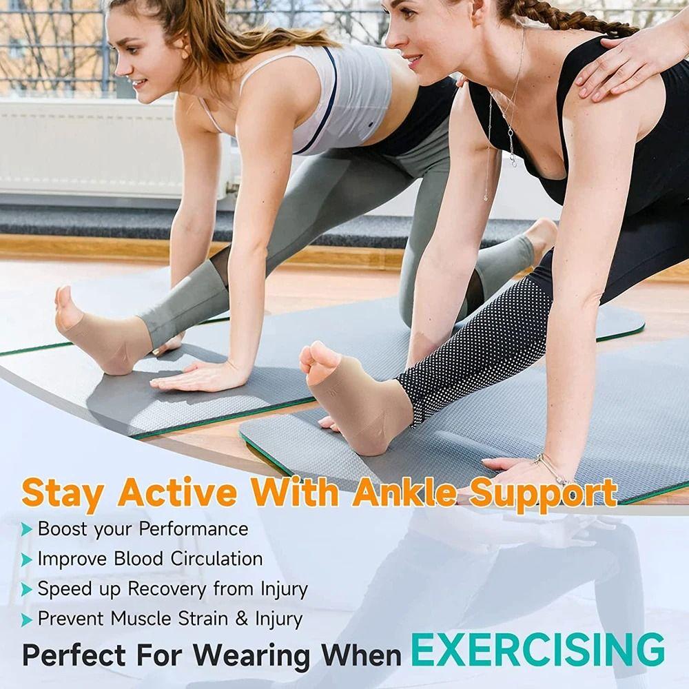 1 шт. Эластичный защитный носок на пятку, мягкая поддержка голеностопа, спортивные носки, гелевые подушечки для пятки, бег