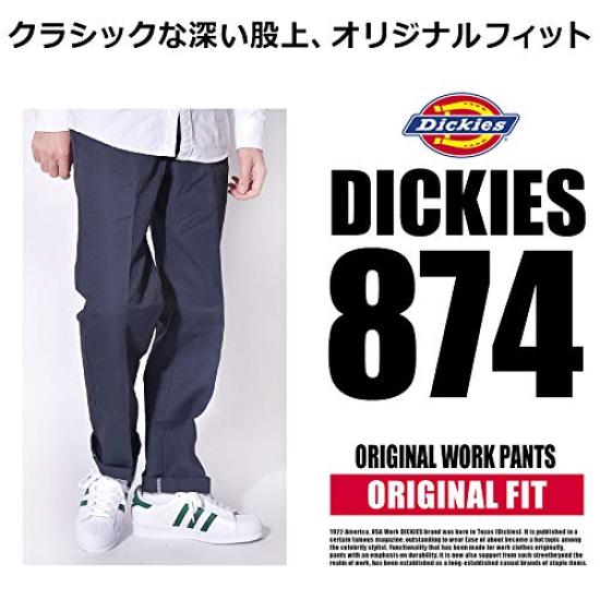 Рабочие брюки Dickies мужские 874 Original Work Chino 28 30 дюймов по внутреннему шву Темно-синие