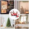 Christmas Door Corner Sign Decoration Santa Claus Deer for Home Party Right Angle