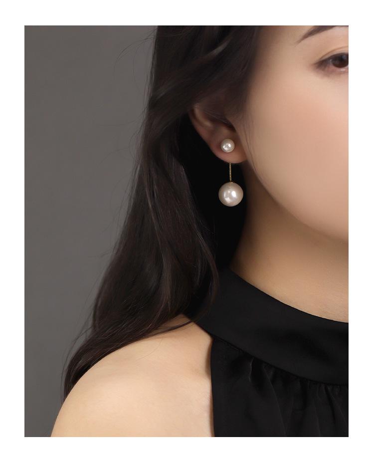 Длинные клипсы для ушей с кисточками и жемчугом: Элегантный, высококачественный, легкий, не требует пирсинга.