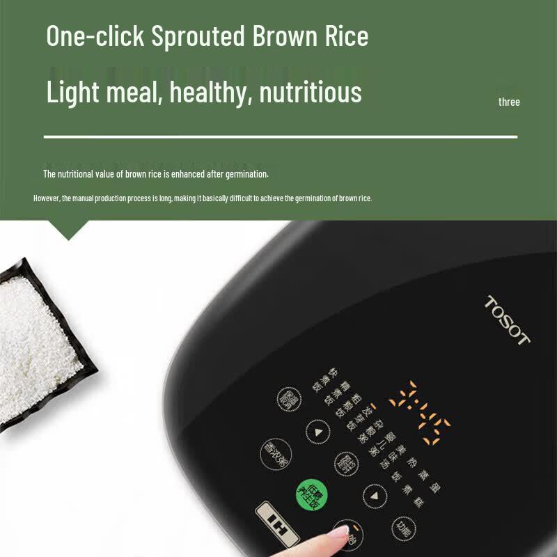 Jingzhen Smart 3L IH Low-Sugar Rice Cooker CN plug (adapter included)