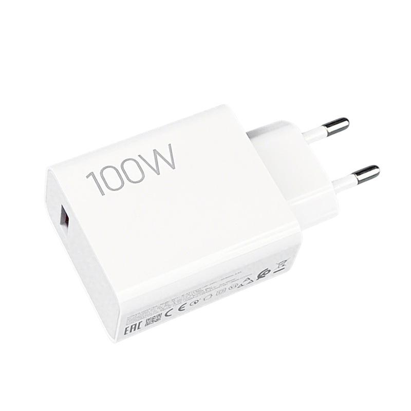 Быстрое USB-зарядное устройство 100 Вт стандарта ЕС для Xiaomi 17ProMax и Redmi K90