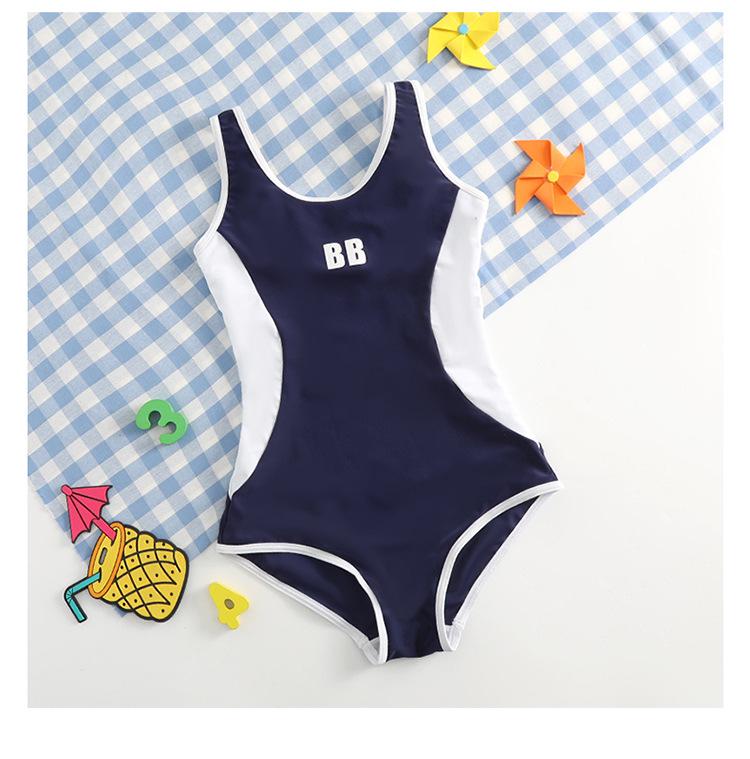 2025 Новый стиль Купальник с длинным рукавом для защиты от солнца для девочек среднего и старшего возраста – Высококачественная профессиональная спортивная одежда