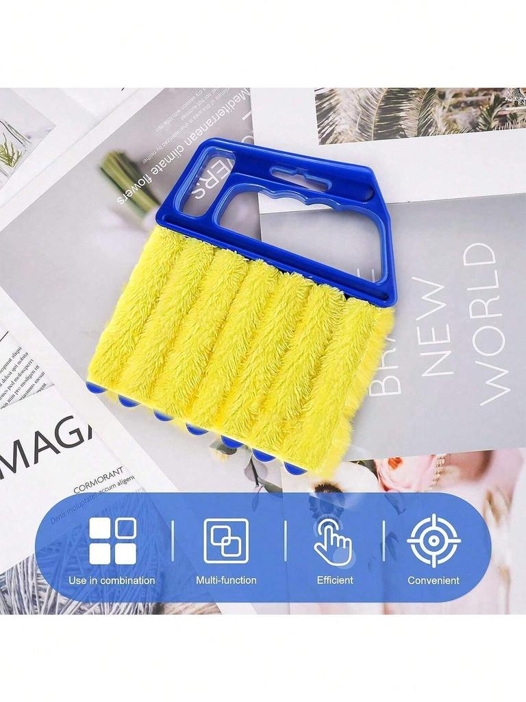 Window Cleaning Brush Microfiber Air Conditioner Cleaning Duster Cleaner Wash Venetian Blind Blade Cleaning Cloth Kitchen Tool