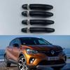 Renault Captur 19-23 Gloss Black Door Handle Shells