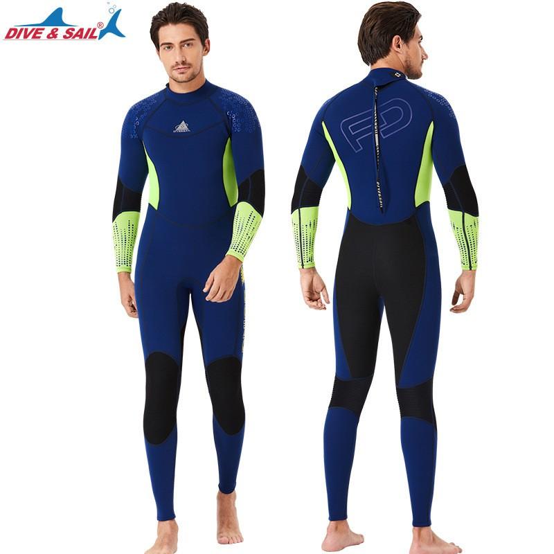 3mm Neoprene Wetsuit Men Women Thermal Insulated Diving Surfing Swimsuit Cold Water Use