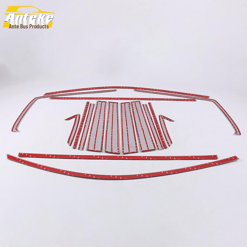 12-Piece Highlander Window Anti-Scratch Decorative Bright Strips