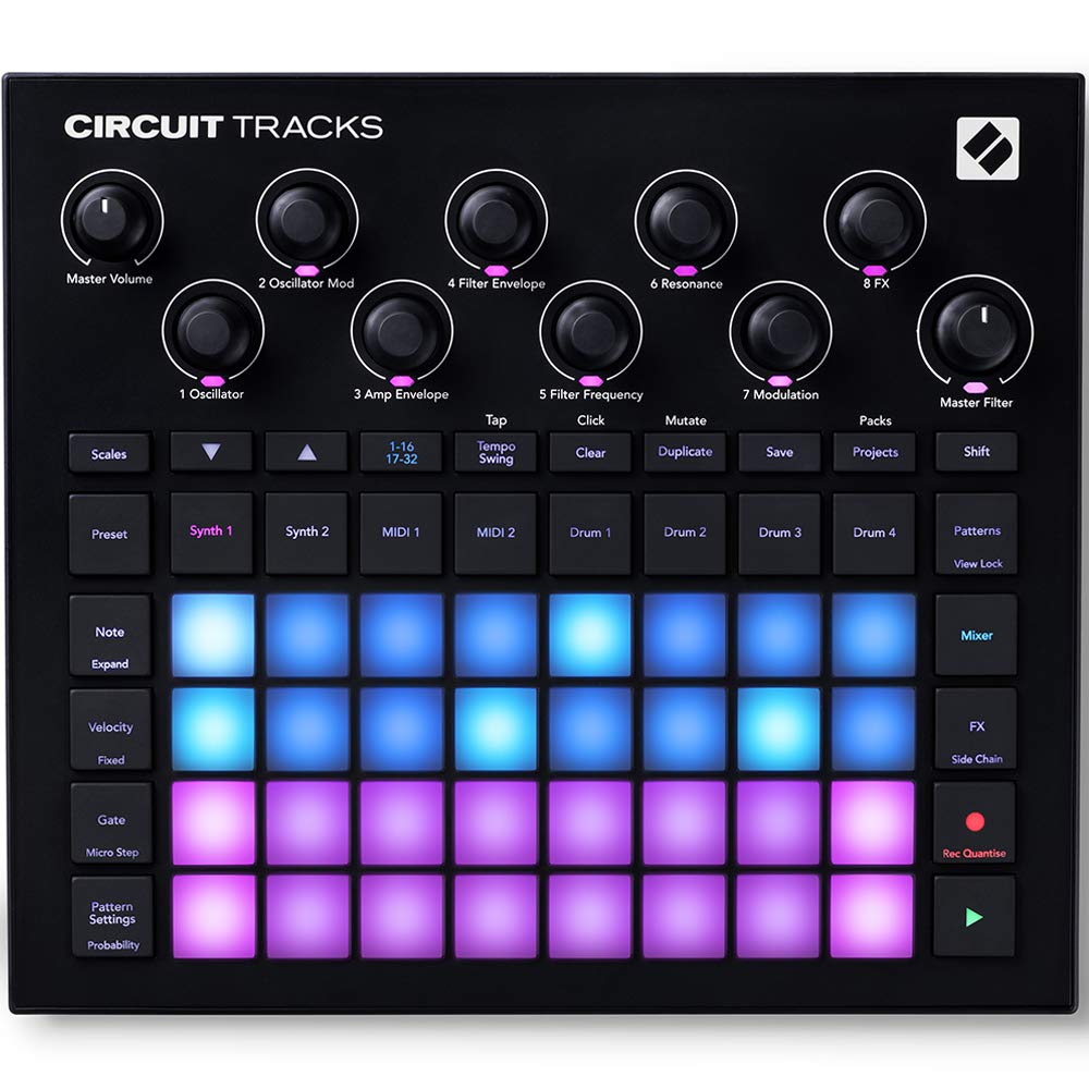 Novation Circuit Треки Драм Машина (АМС