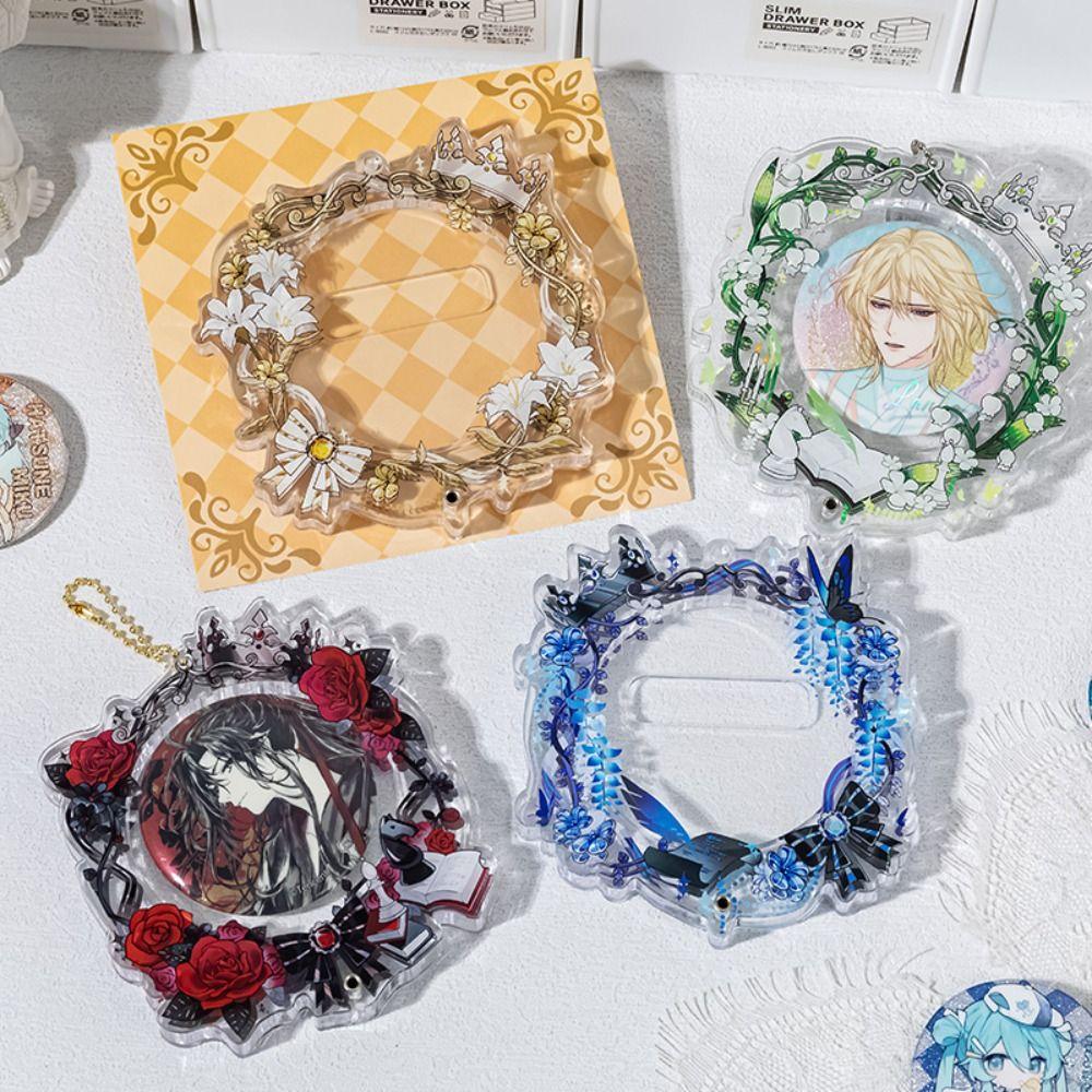 Прозрачный аниме бейджхолдер, протектор для бейджа, сумка для демонстрации бейджей, подвеска, аксессуары для ита-бэга