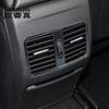 For Mercedes Benz A GLA CLA Class W176 X156 C117 Carbon Fiber Car Styling Rear Vent Air Outlet Armrest Covers Trim