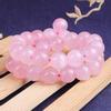 Розовые кварцевые кристаллы, свободные бусины, камень, 15 дюймов, нить 4, 6, 8, 10, 12 мм, размер на выбор для изготовления ювелирных изделий