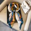 Luxury Brand Scarves for Women Shawl Print Silk Satin Hijab Scarf Female Long Bandana Square Shawls Scarfs For Ladie