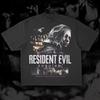 Классическая Хоррор Игра Resident Evil Печатная Футболка Стиль 90-х Хлопок Круглый Вырез Мужская Женская Оверсайз Повседневная Летняя Новая Футболка