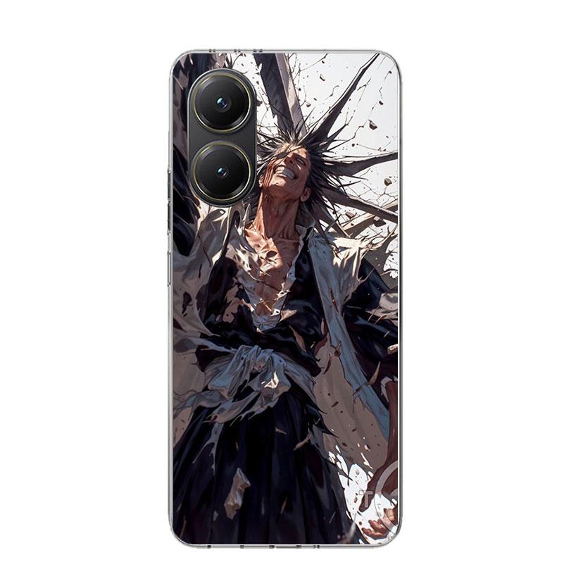 Чехол для телефона Bleach Зараки Кенпачи Для Xiaomi Poco F7 Ultra X7 X6 Pro X5 Redmi 15 15C 13 13C 12 12C 10 10A 10C 9 9A 9C 9T Оболочка P
