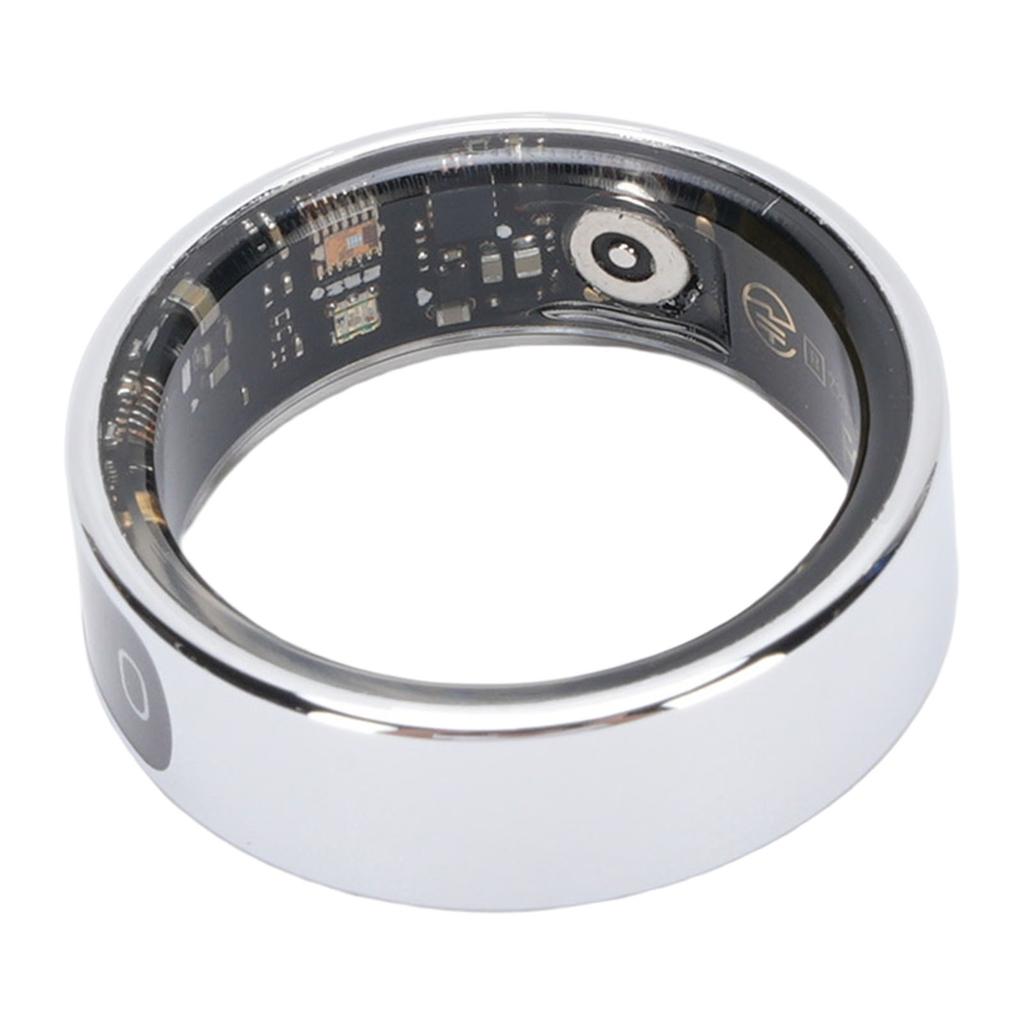 Умное кольцо фитнес-трекер для мужчин и женщин, сенсорный экран, водонепроницаемость 5 АТМ, запись данных о здоровье и упражнениях, подсчет шагов, с зарядной станцией