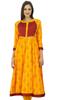 Women Anarkali Designer Cotton Kurti 3 4 Sleeve Ladies Kurta Custom Dress Indian