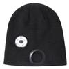 Led Headlamp Hat Men's and Women's Outdoor Night Running Lighting Warning Light Knitted Hat