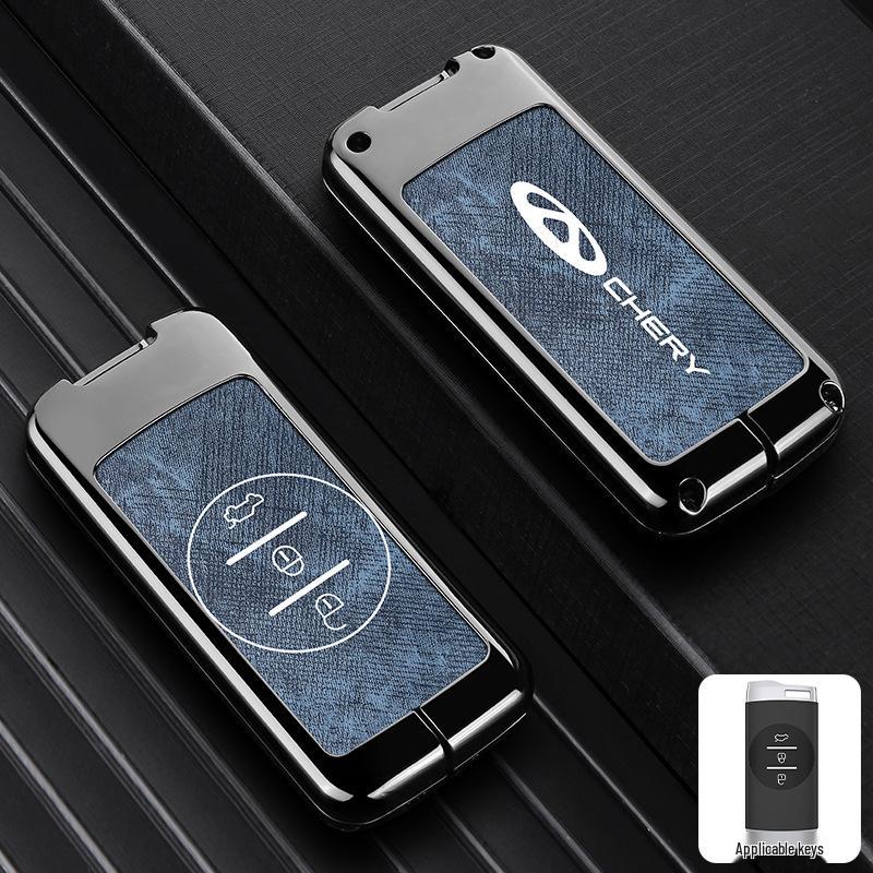 Чехлы-брелоки из цинкового сплава для Chery, Tiggo 8, 7 Plus - Полное покрытие, 5-кратная защита от падений