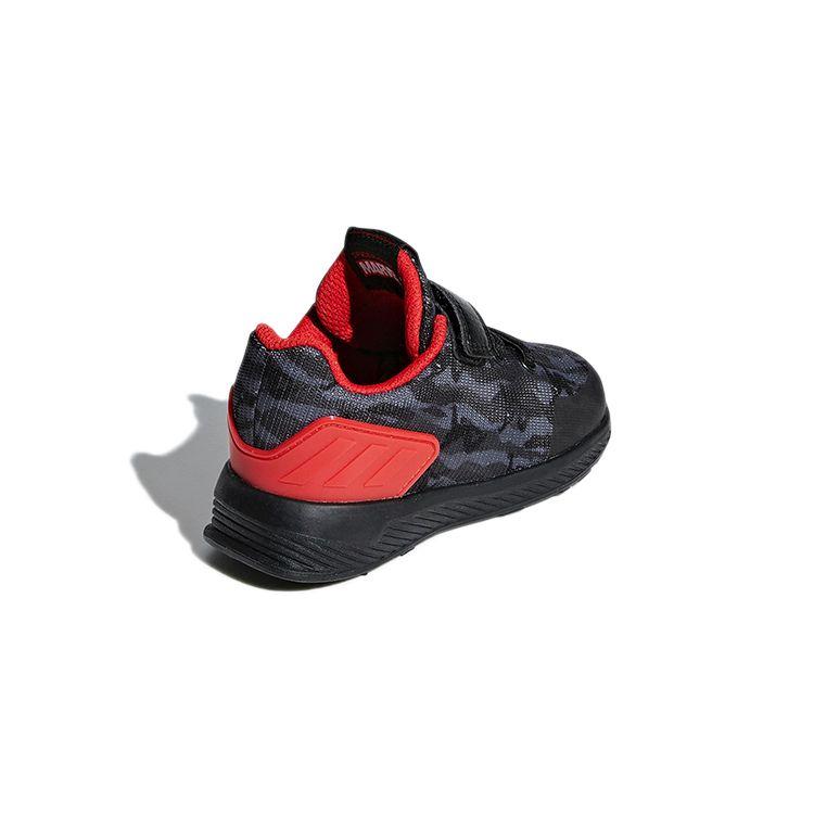 Marvel X Adidas RapidaRun EL I Spider-Man Baby Sneakers Black Core-Black Active-Red D97096
