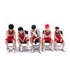 Hanamichi Sakuragi, Ryota Miyagi, Hisashi Mitsui, Kaede Rukawa Figures, Model Toys, Anime Figures, Complete Action Figures, 5 Pieces, 7-8cm, Slam Dunk