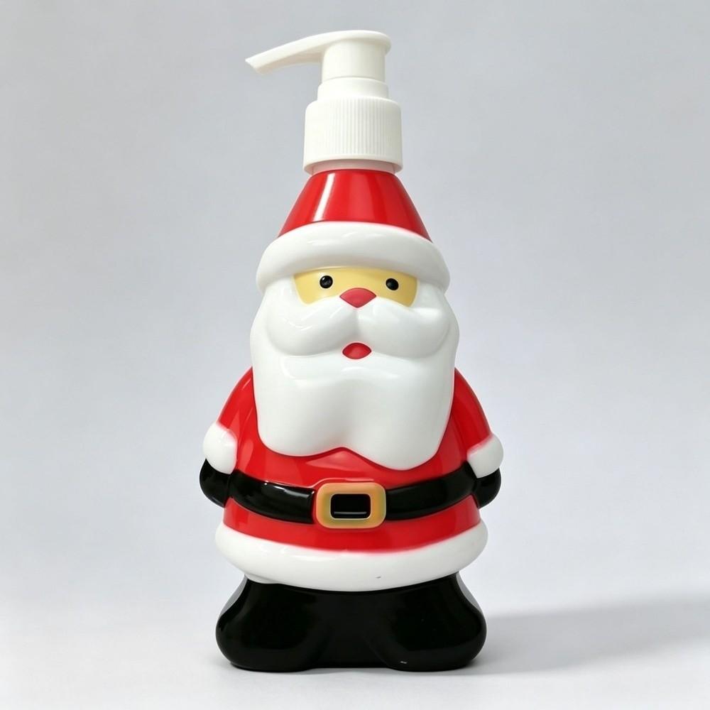 300ml Lotion Dispenser Bottles Santa Claus Gel Hand Sanitizer Bottle Soap Pump Dispensers Holiday