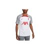 Nike Retro Color Block Logo Print Crew Neck Short Sleeve Football Jersey Men Jersey White DR4587-101