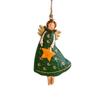 Santa Claus Hanging Pendants Cartoon Angel Girl Drop Ornaments Christmas Decorations  Festival