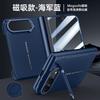 Slim Soft-Touch Leather Case IPhone Duo Foldable Phone With Kickstand Hinge Protection Full-Body Drop Resistance
