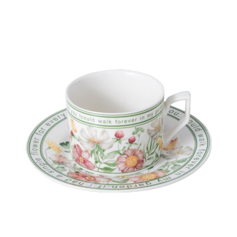 Набор кофейной чашки и блюдца, керамическая чашка-соломинка, сувенирная подарочная коробка, самоклеящаяся чашка-соломинка.