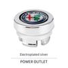UHNPV1 TFLGX1 Car Cigarette Lighter Dust Proof Protect Cover Lighter Button For Alfa Romeo 156 159 147 4C 8C 166 Giulia Giulietta Mito Stelvio
