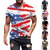 Men'S T-Shirt Short Sleeve Printed Summer Round Neck Top Trend Casual Sweatshirt