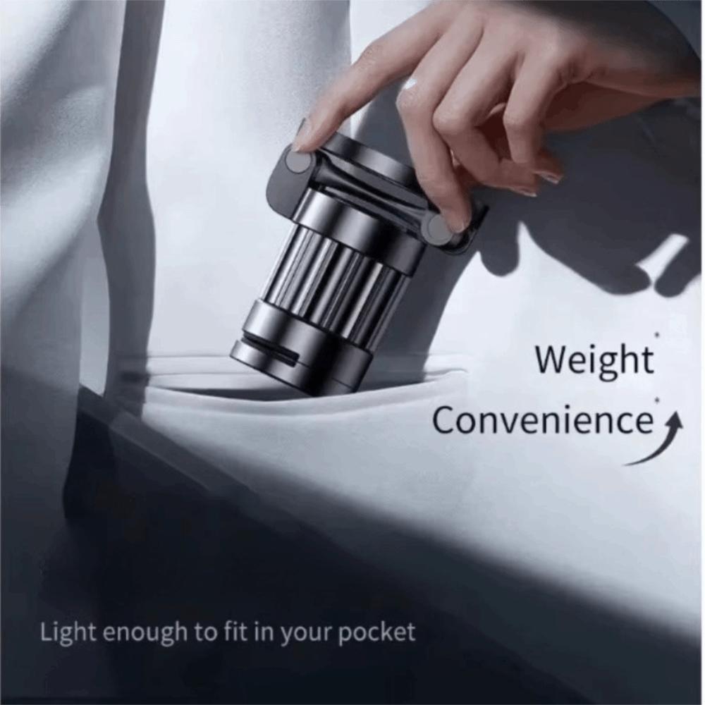 360° Rotating Phone Stand Metal Travel Phone Holder Multi-function Magnetic Phone Holder Airplane