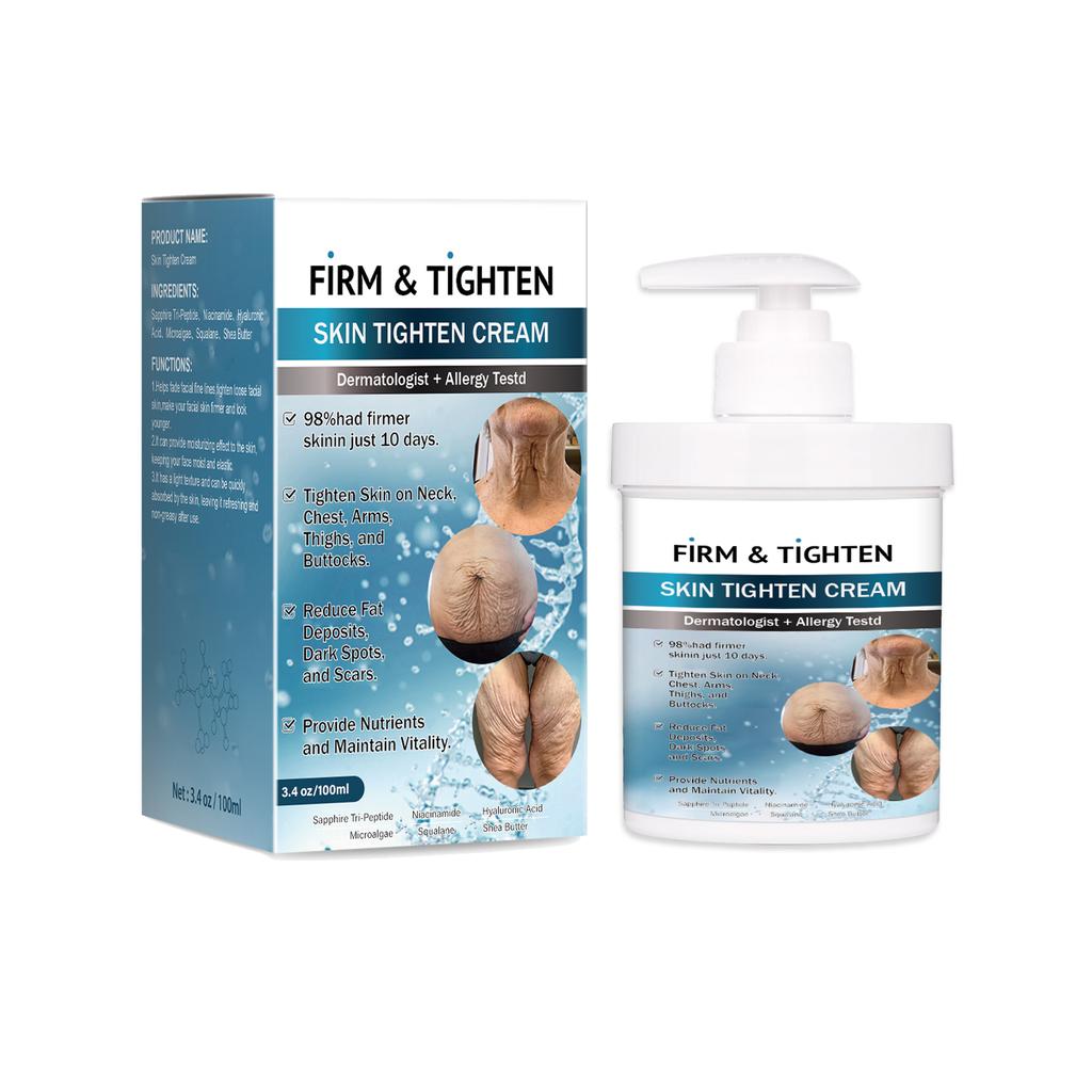 Firm Tighten Skin Tighten Cream,Skin Firming Rejuvenating Cream, Anti-Aging Neck And Shoulders Day&Night Body Cream.