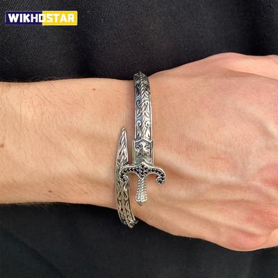 Ретро Классические Креативные Браслеты в Форме Меча для Мужчин и Женщин Модные Личностные Изысканные Открытые Браслеты Вечерние Украшения Подарки